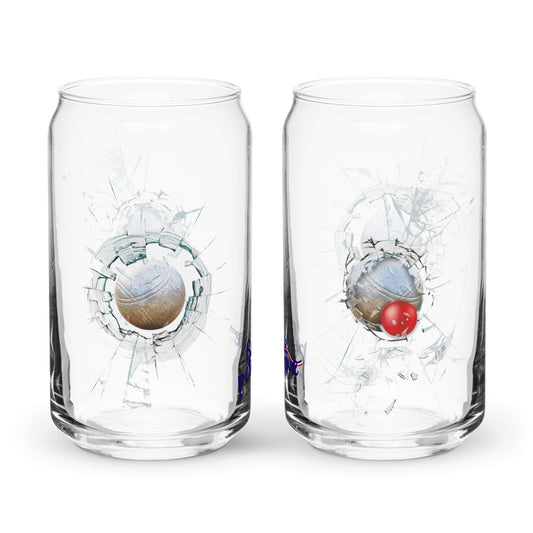 Verre en forme de canette