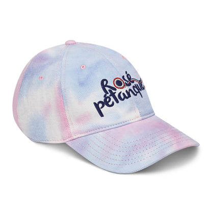 Casquette Tie and Dye colorée par RosePetanque, élégante et unique.