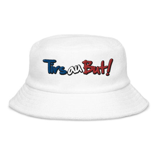 Bob blanc unisexe avec inscription « Tirs au But !